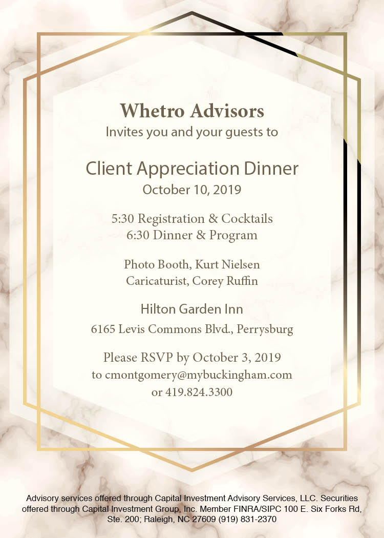 Featured image for “2019 Client Appreciation Dinner”